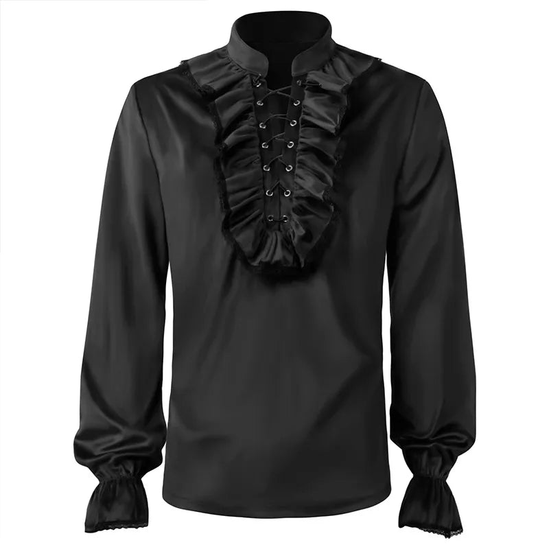 Victorian velvet blouse