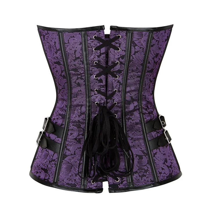 Steampunk purple corset