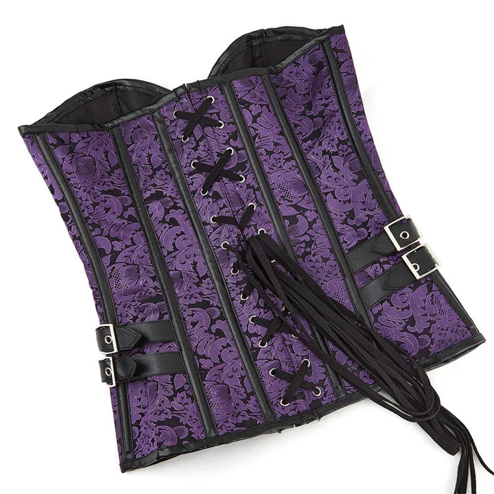 Steampunk purple corset