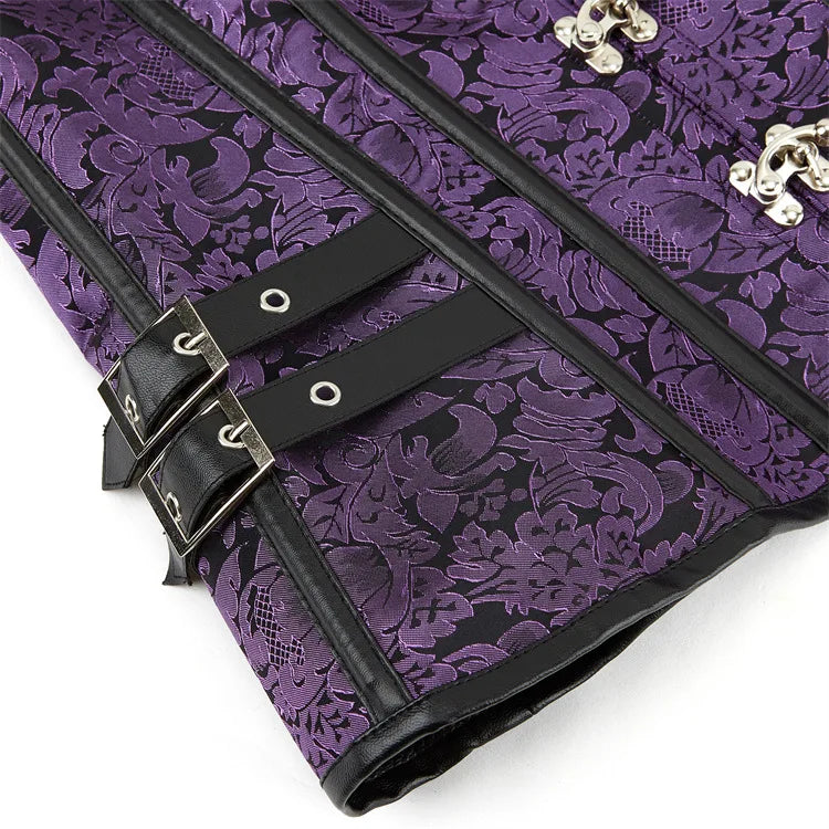 Steampunk purple corset