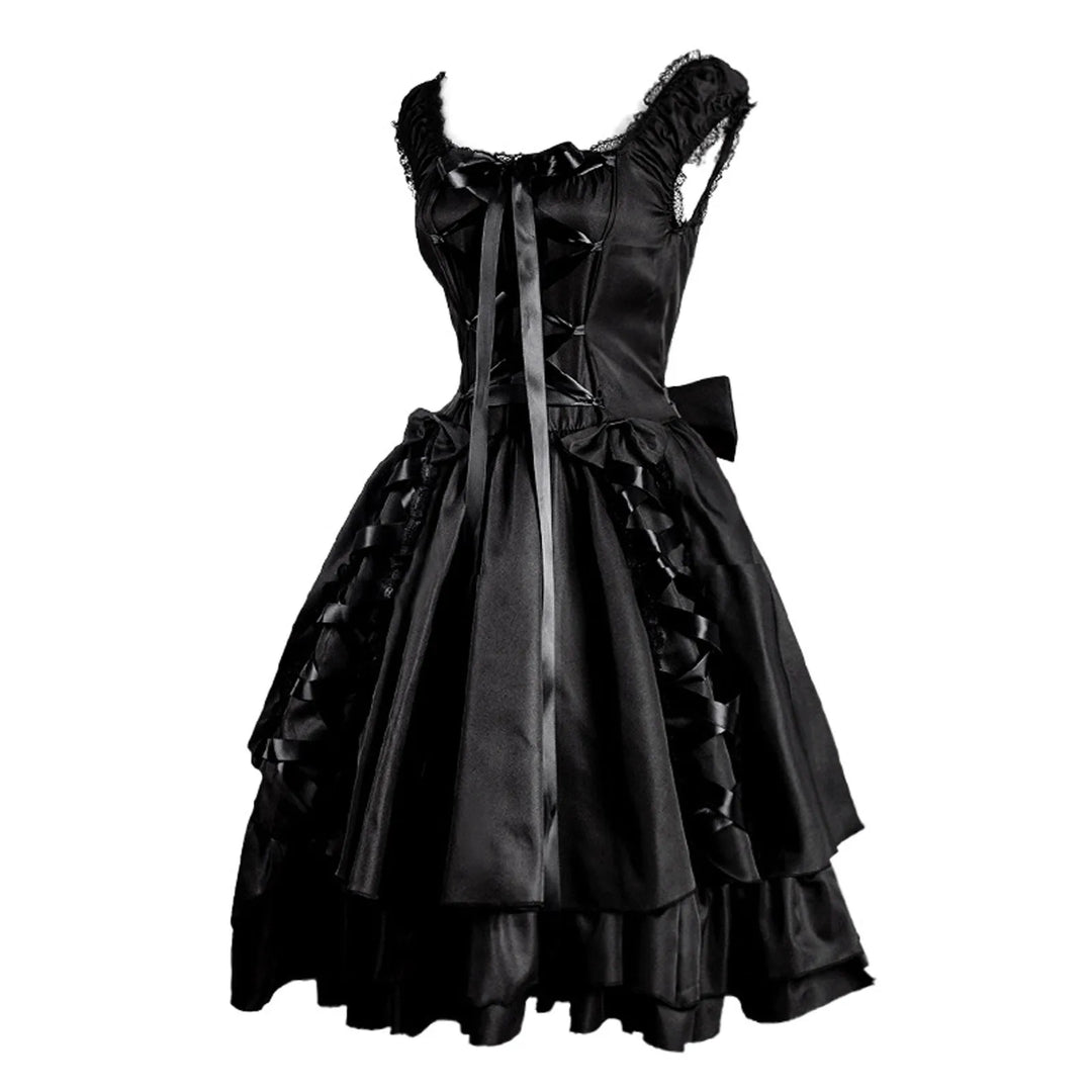 Gothic prom dress