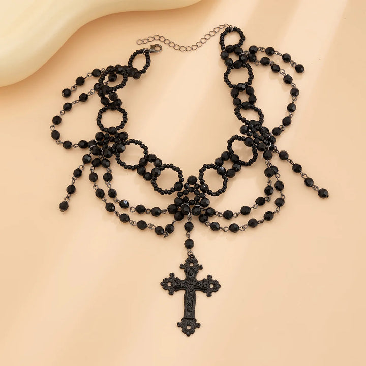 Gothic cross necklace