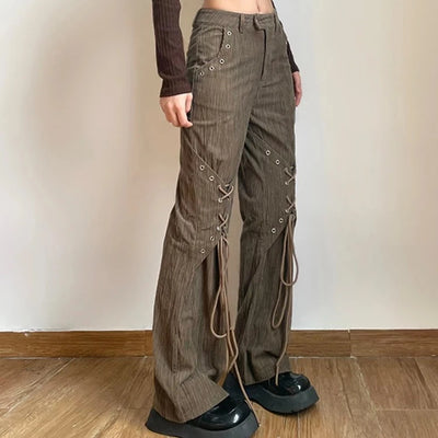 Steampunk 2025 striped pants