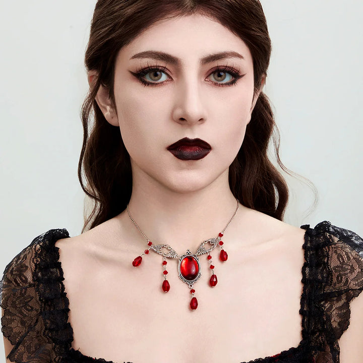 Gothic vampire necklace