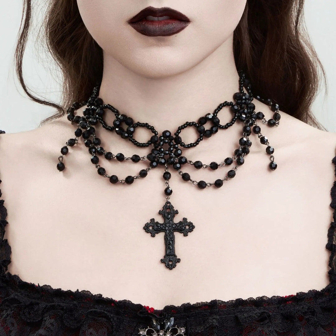 Gothic cross necklace