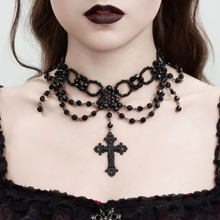 Gothic cross necklace