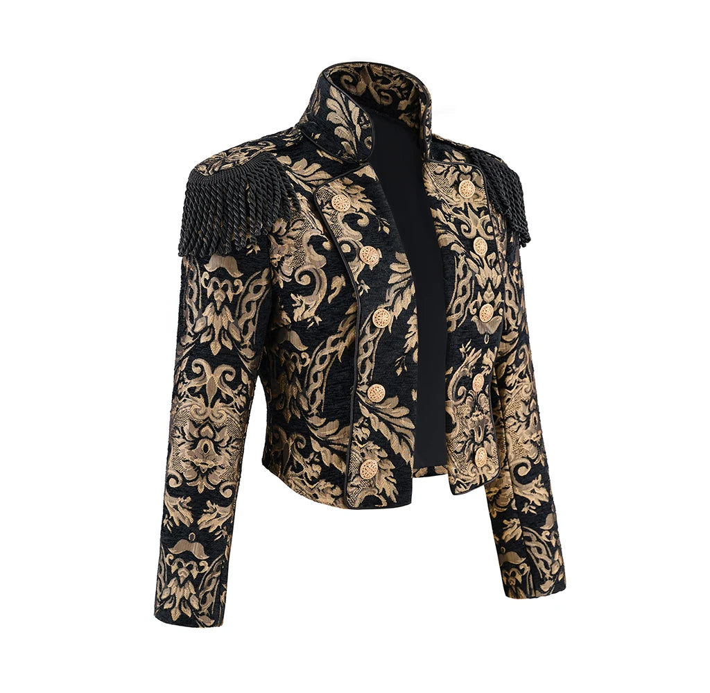 Steampunk military jacket women's