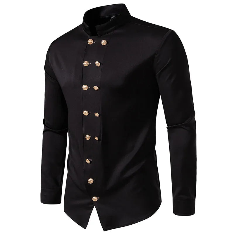 Double-breasted Steampunk shirt