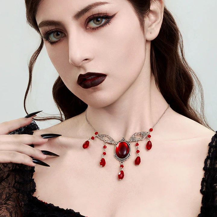 Gothic vampire necklace