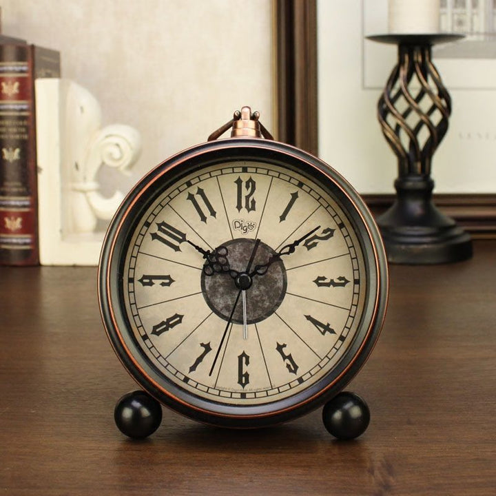 Steampunk desk clock