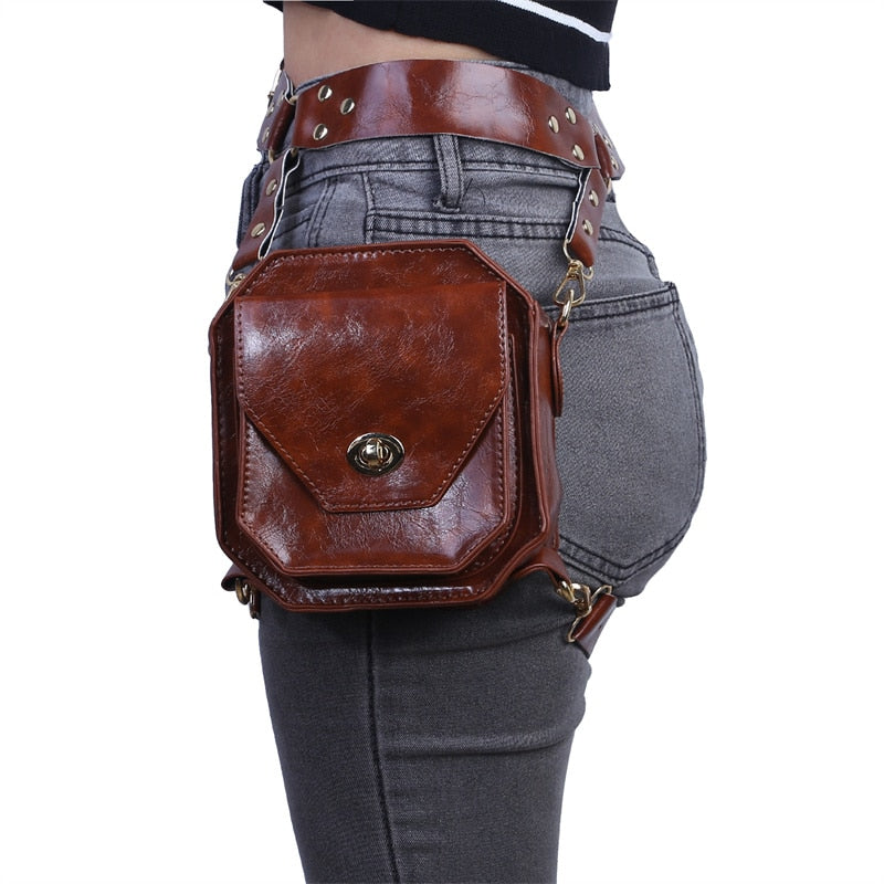 Steampunk thigh bag