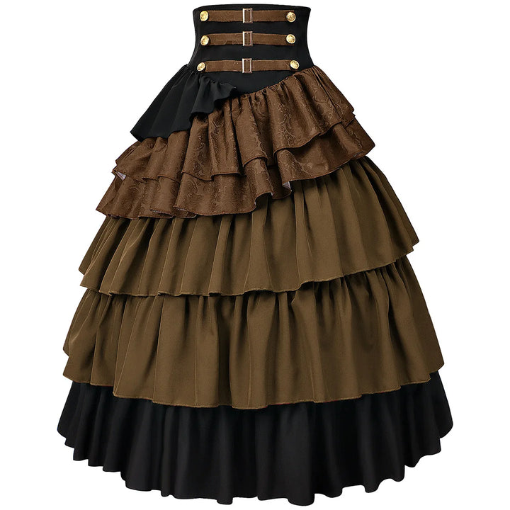 Layered Steampunk skirt