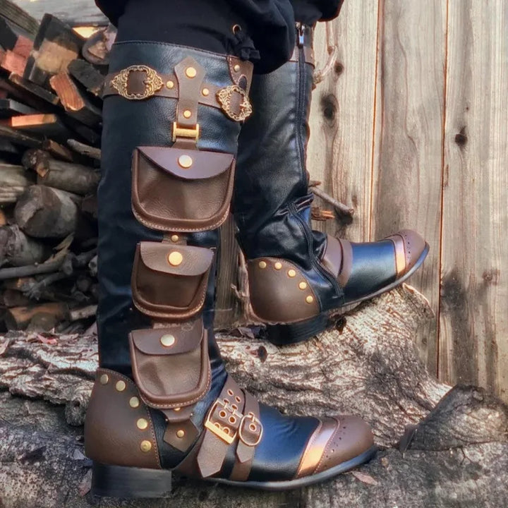 Steampunk costume boots
