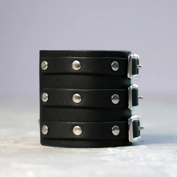 Leather cuff bracelet