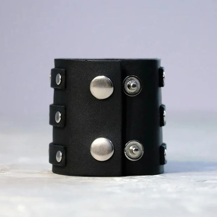 Leather cuff bracelet