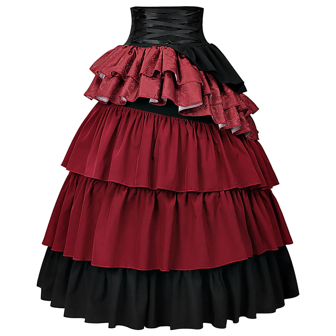 Layered Steampunk skirt