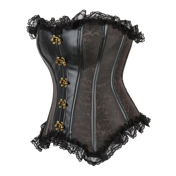 Steel bone Steampunk corset