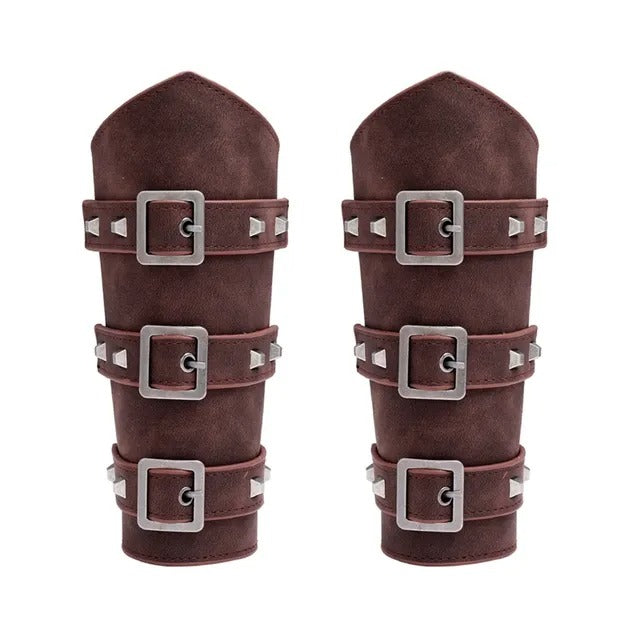 Ballon De Handball U39WO Brassard de bras Steampunk en cuir PU bracelet Ballon De Handball U39WO Brassard de bras Steampunk en cuir PU bracelet