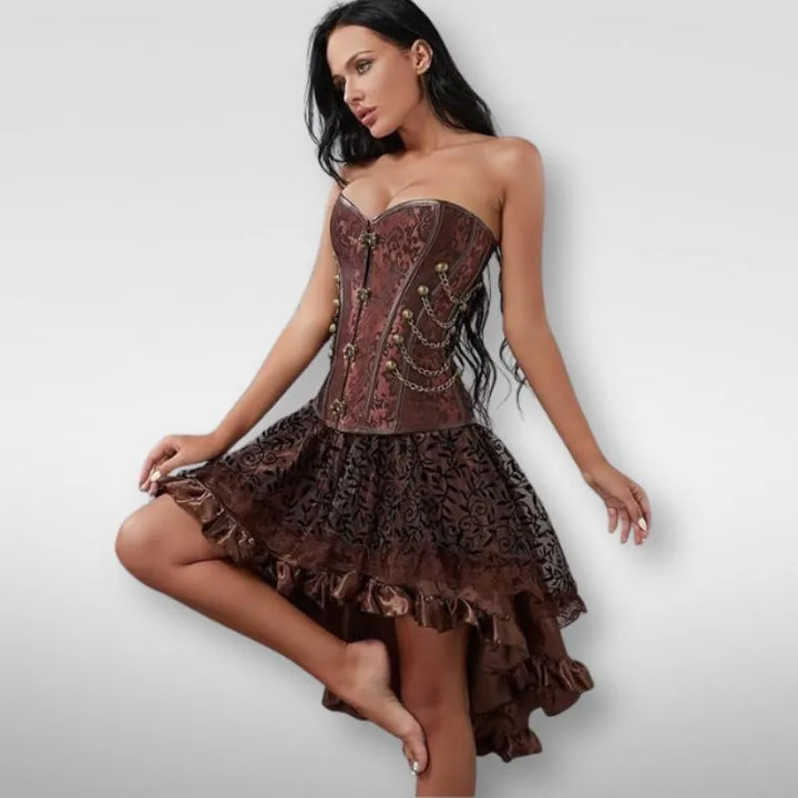 Short steampunk skirt