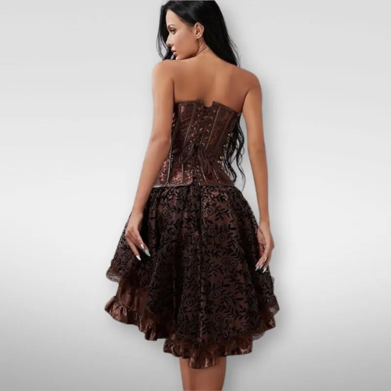 Short steampunk skirt