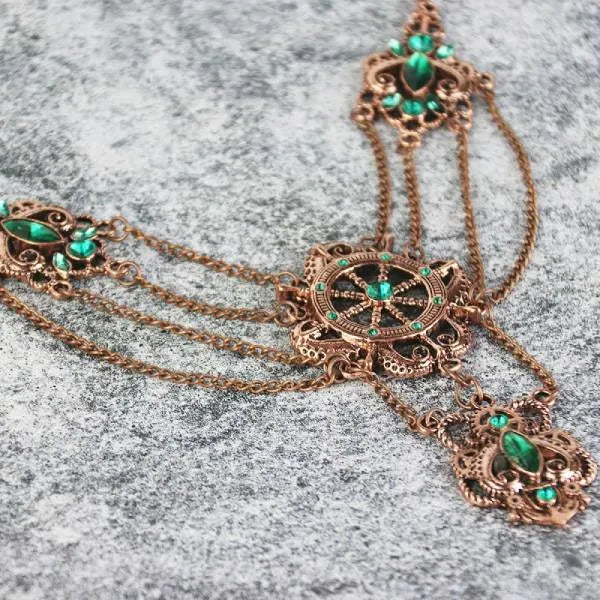 beautiful steampunk necklace