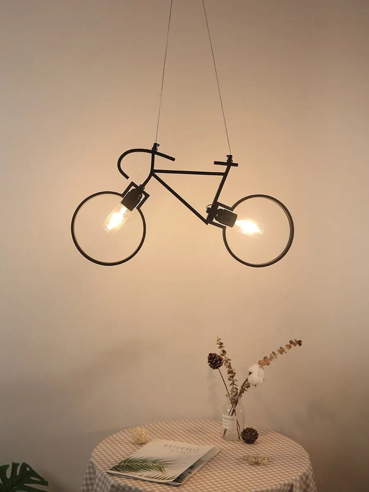 Bicycle Steampunk lamp