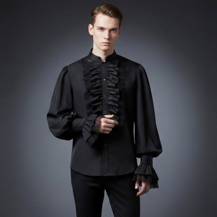 Black steampunk shirt