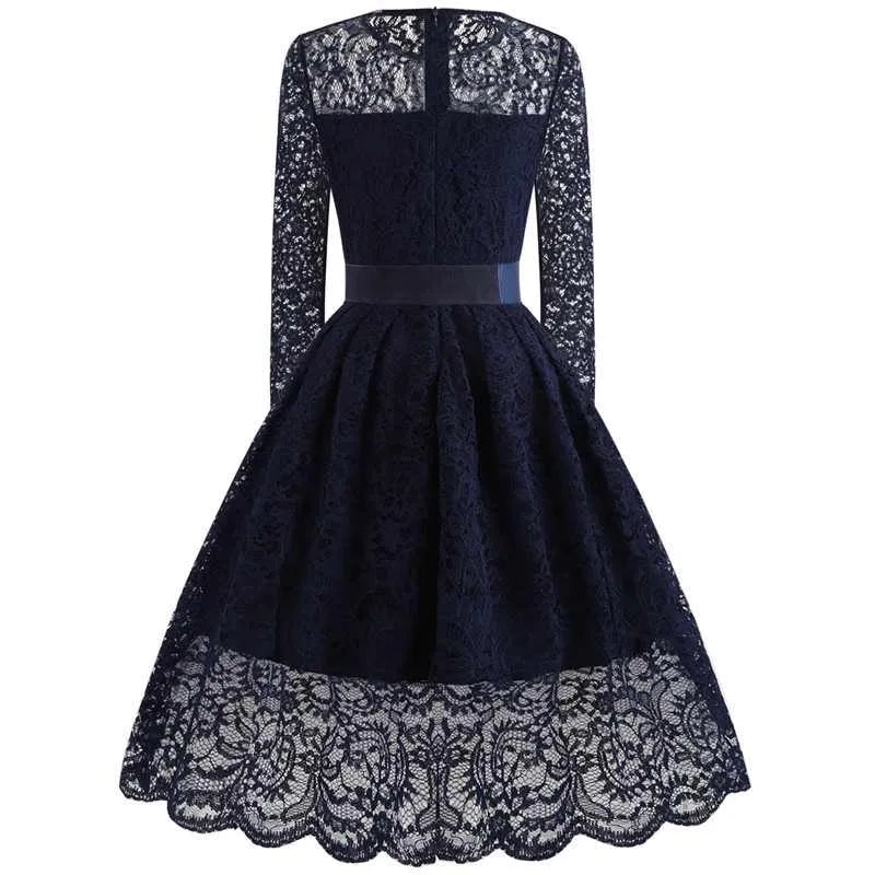 blue retro dress