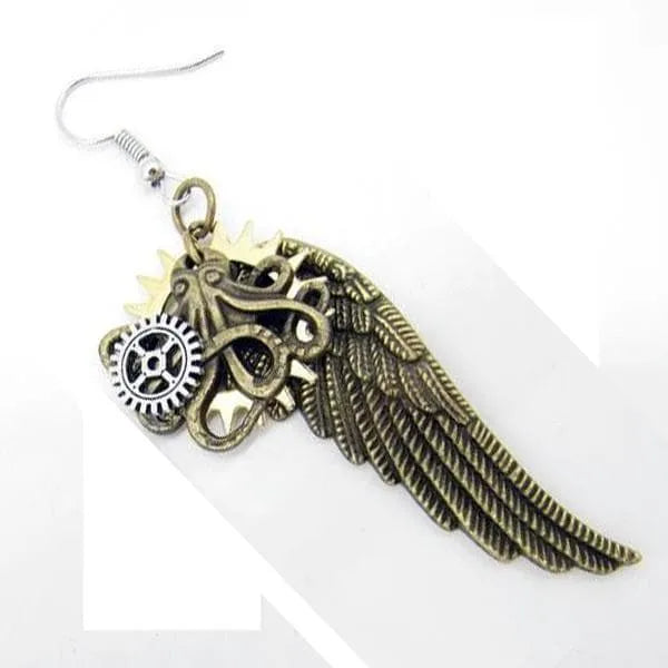 Bronze Steampunk earrings