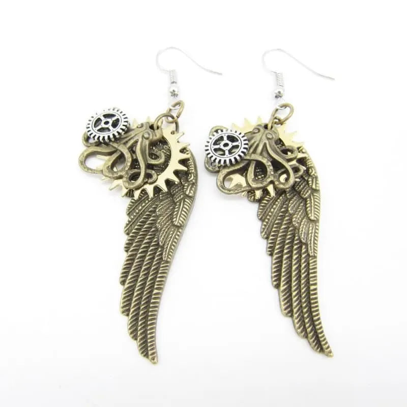 Bronze Steampunk earrings