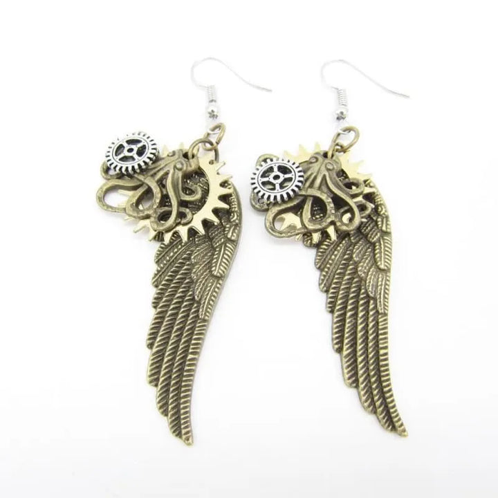Bronze Steampunk earrings