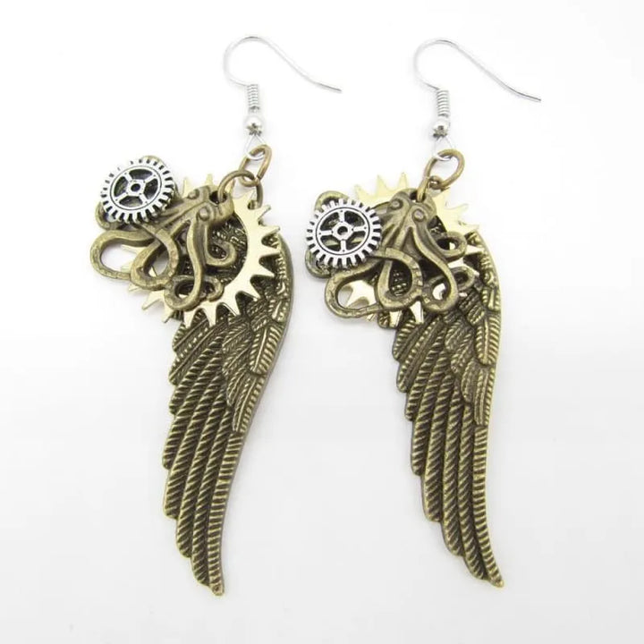 Bronze Steampunk earrings