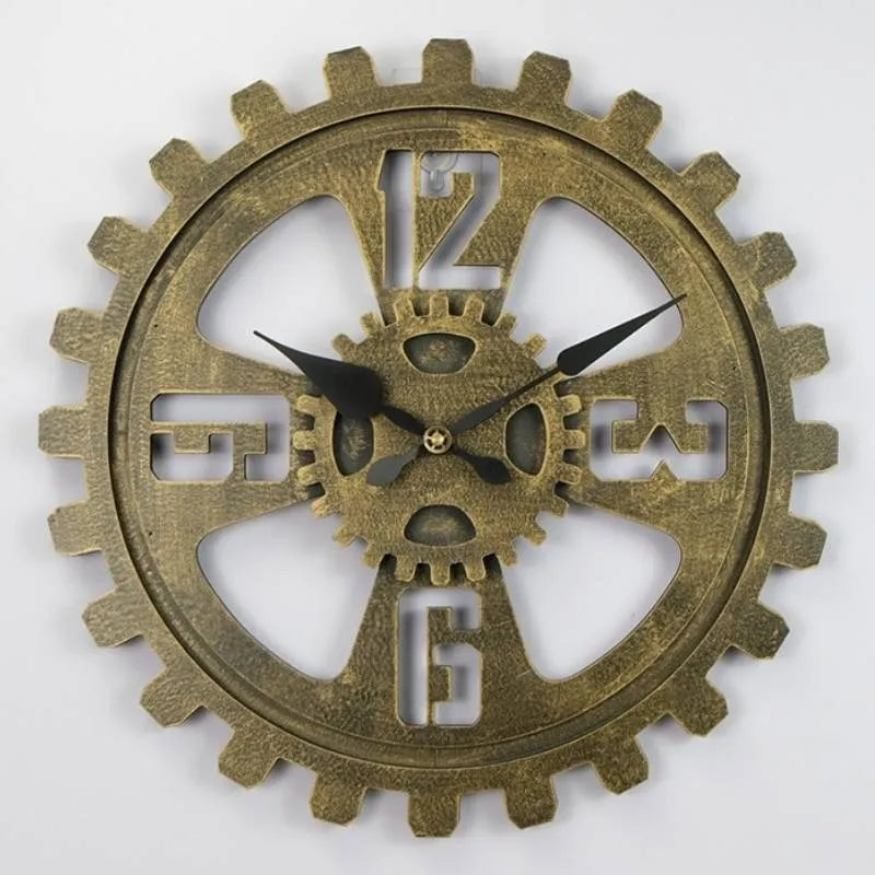 bronze steampunk clock