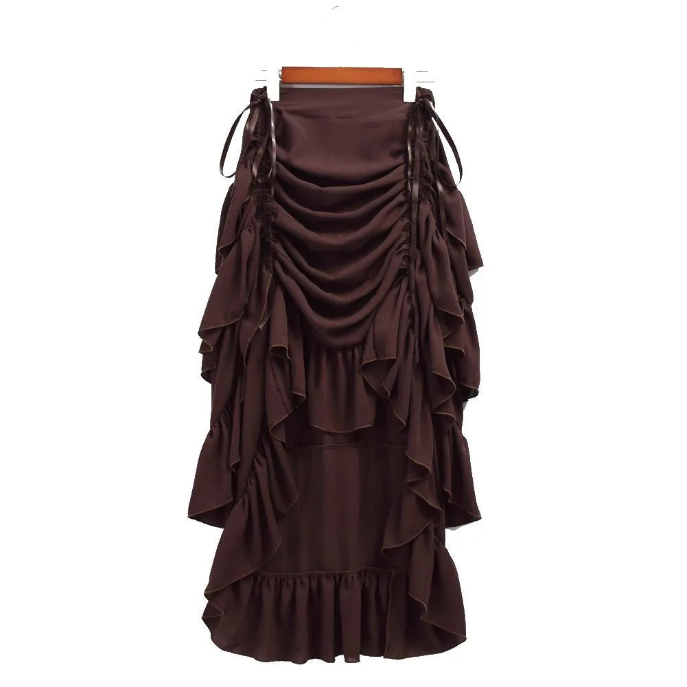 Brocade underbust steampunk costume