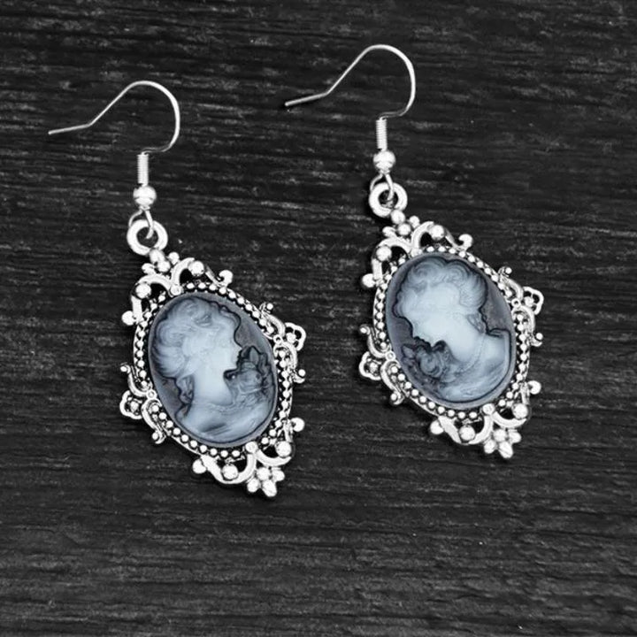 cameo earrings