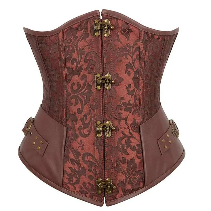 Brocade underbust steampunk costume