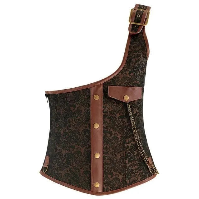 Asymmetrical Steampunk corset