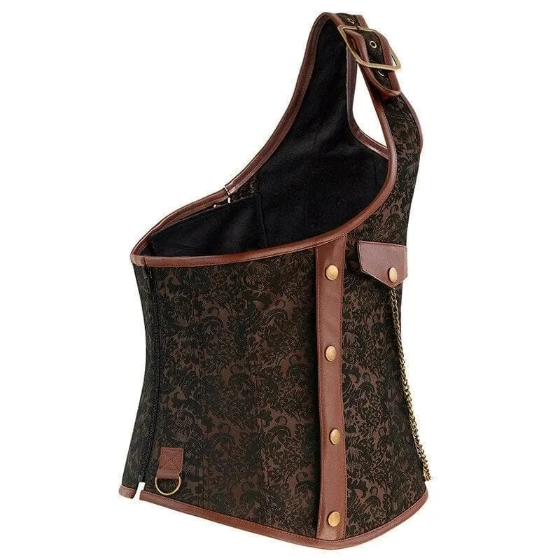 Asymmetrical Steampunk corset