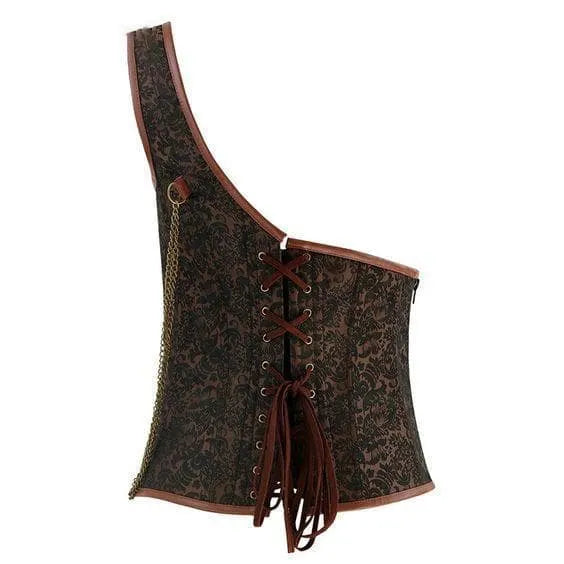 Asymmetrical Steampunk corset