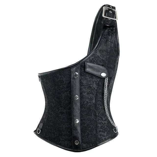 Asymmetrical Steampunk corset