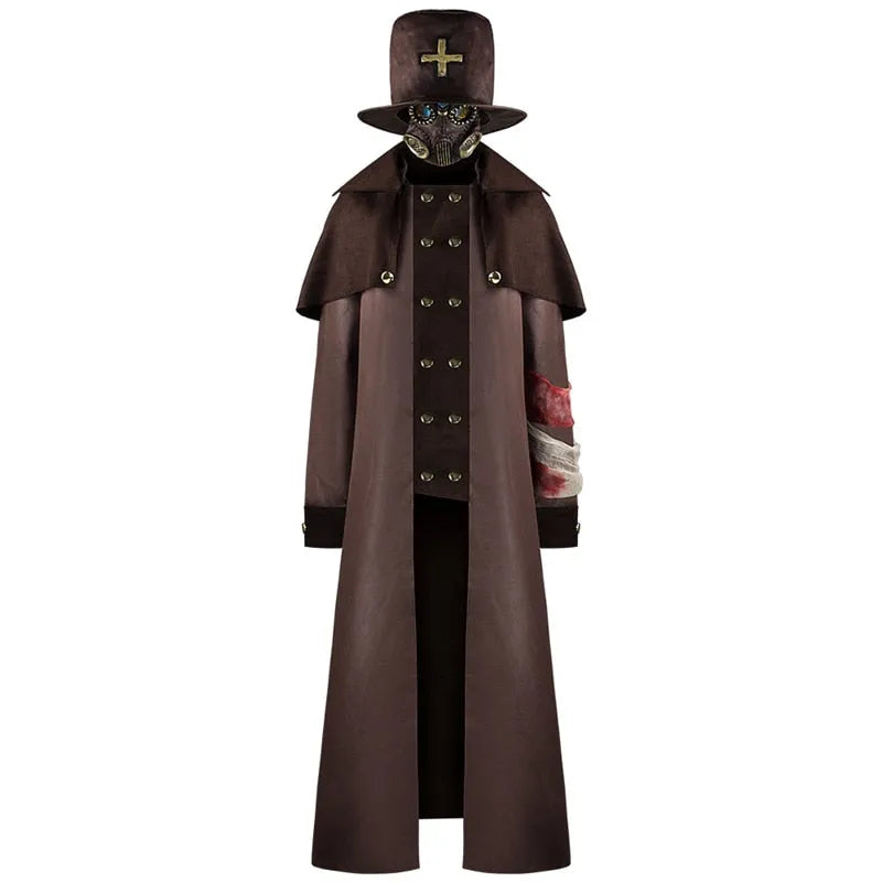 deluxe plague doctor costume halloween