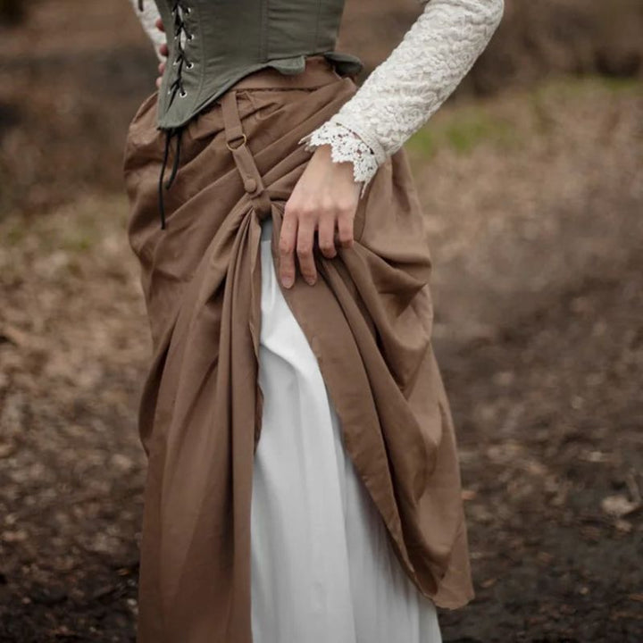 High-waisted Victorian skirt