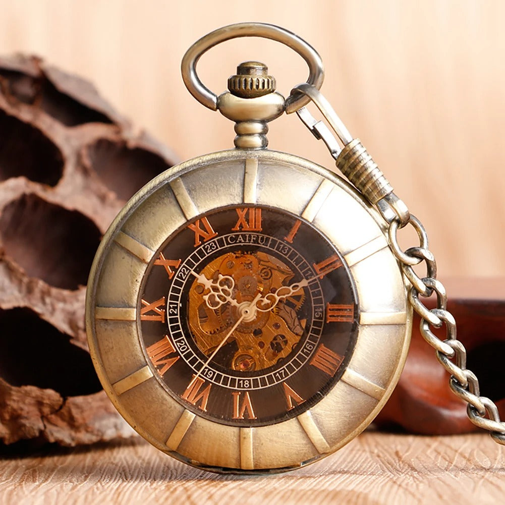 Predator Steampunk pocket watch