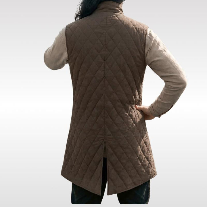 Elegant brown steampunk vest