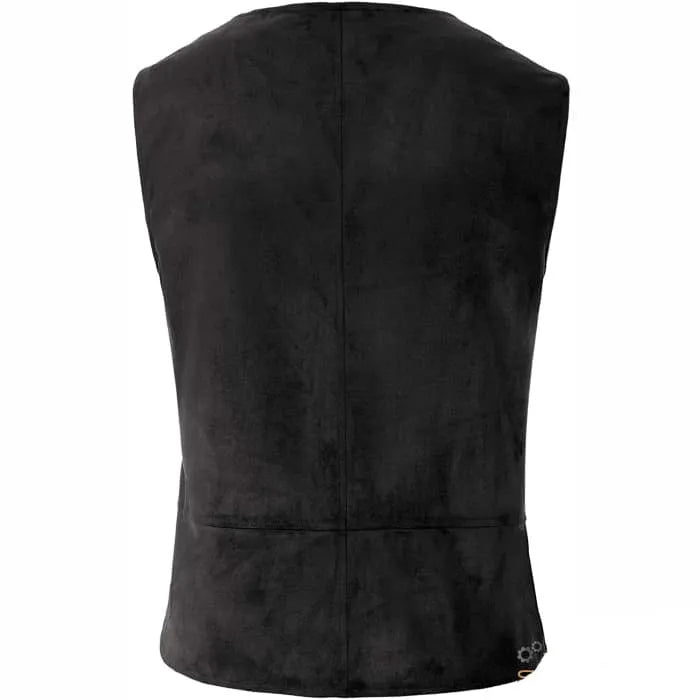 Suede Steampunk vest