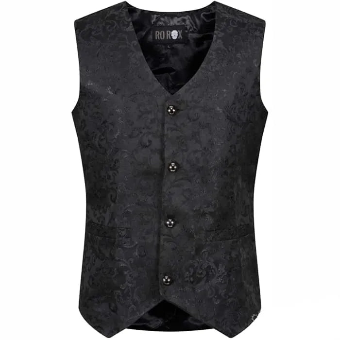 Chic pattern steampunk vest