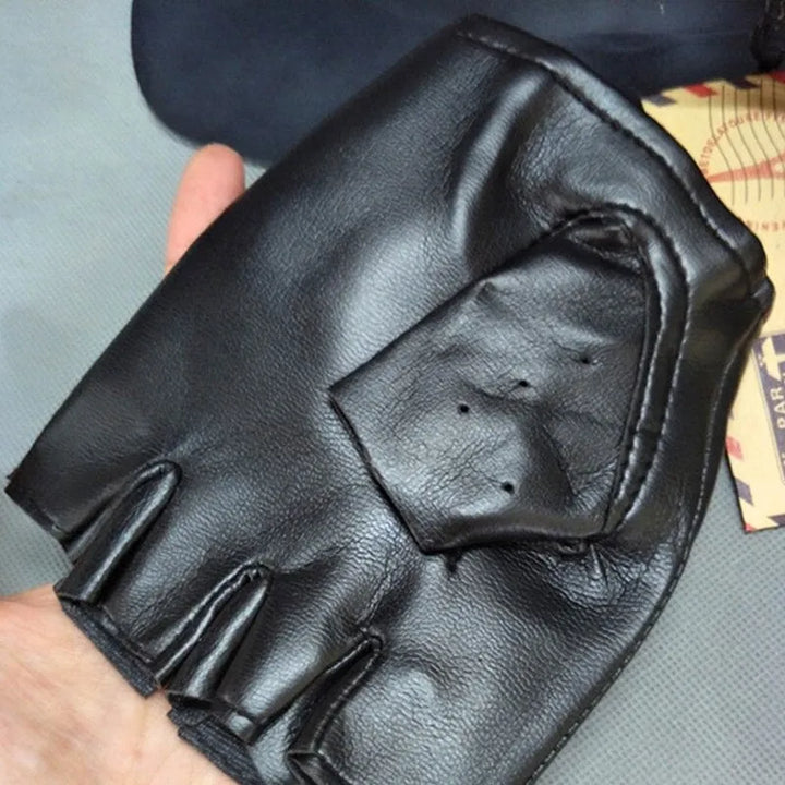 Steampunk biker gloves