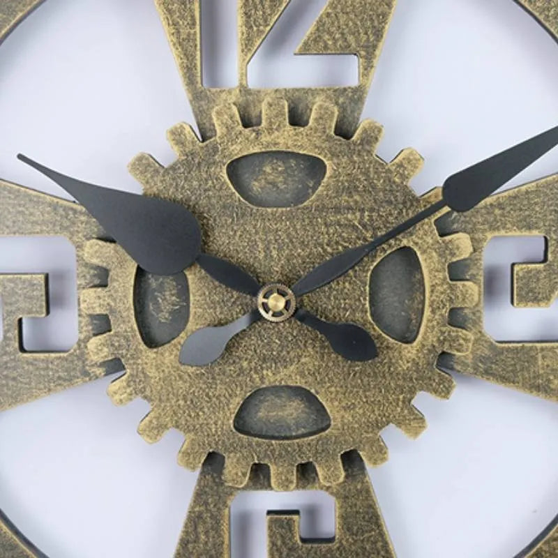 gold steampunk clock
