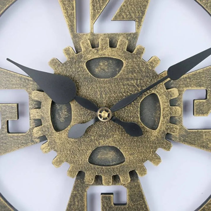 gold steampunk clock