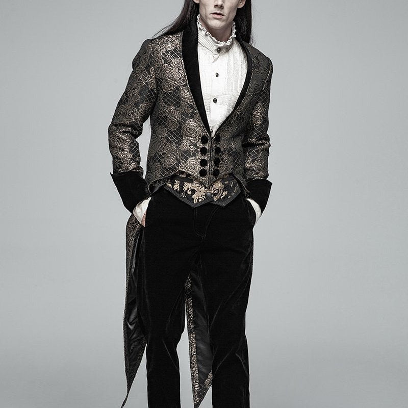 Steampunk jacket with tails
